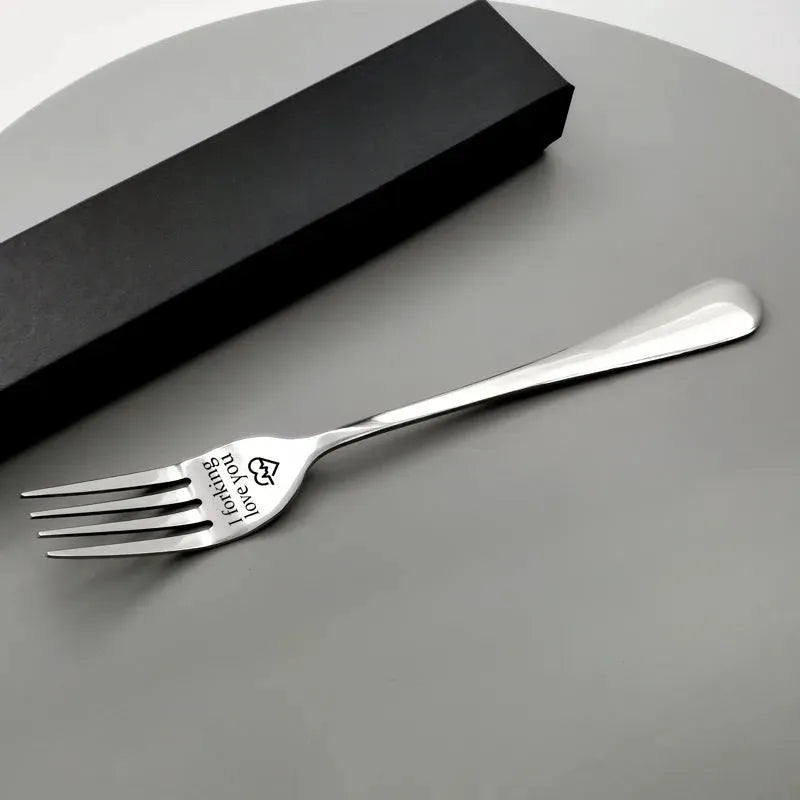 European and American cake fruit rust steel fork - Bellarte Enchanté European and American cake fruit rust steel fork